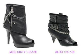 Botines estilo rock 6 Miss Sixty vs Aldo